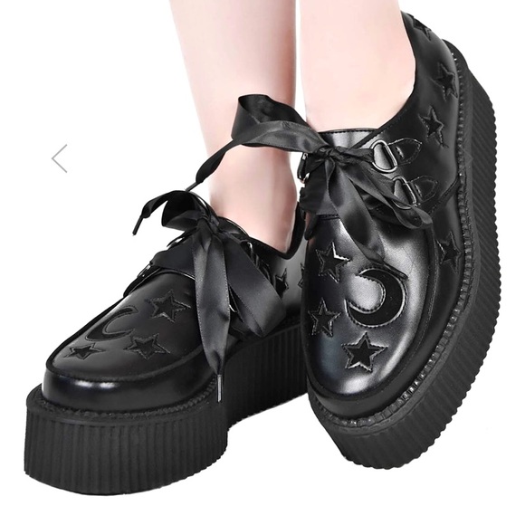 Killstar Shoes - NEW & Sold Out Killstar Night Sky Creepers